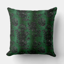 groen patroon van de Zwarte Floral Damask