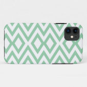 Groen patroon van pasteelgroen Case-Mate iPhone case (Achterkant (horizontaal))