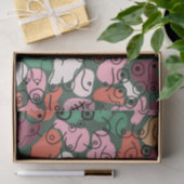 groen patroonplezier tissuepapier (Geschenk)