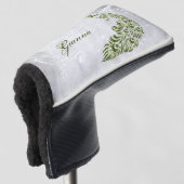 Groen Peacock Persoonlijk Golf Head-Hoesje Golfheadcover (3/4 voorkant)