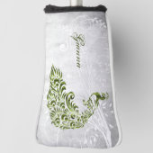 Groen Peacock Persoonlijk Golf Head-Hoesje Golfheadcover (Draai 90)