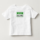 Groen pendelteken stoppen kinder shirts (Voorkant)