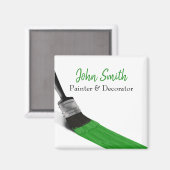 Groen penseel van de Dienst van de Schilder van de Magneet (Voorkant / Achterkant)