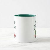 Groen penseelscript  Vrachtkerstboom GR Mok (Midden)