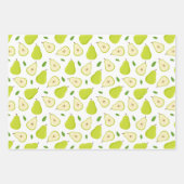 Groen perspatroon inpakpapier vel (Voorkant 3)