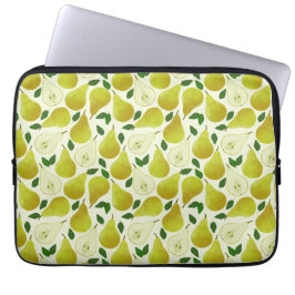 Groen perspatroon laptop sleeve