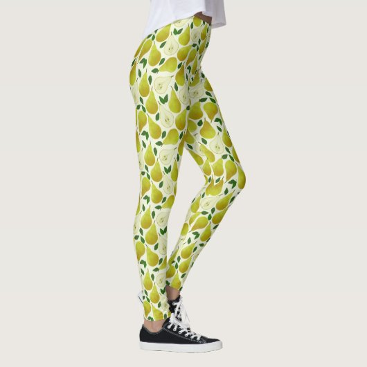 Groen perspatroon leggings (Rechts)