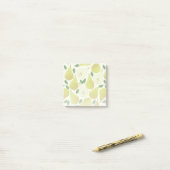 Groen perspatroon post-it® notes (Op bureau)