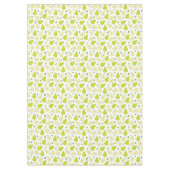 Groen perspatroon tafelkleed (Voorkant)