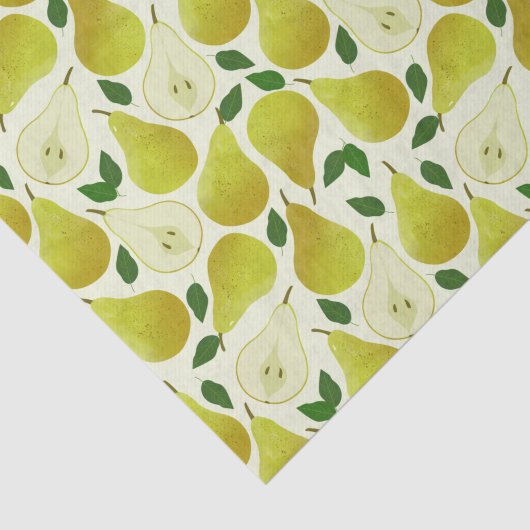 Groen perspatroon tissuepapier (Detail)