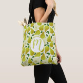 Groen perspatroon tote bag (Dichtbij)