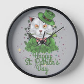 Groen pet met geluk Shamrock St. Patrick's Day (Voorkant)