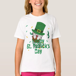 Groen pet met geluk Shamrock St. Patrick's Day T-shirt