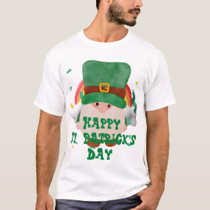 Groen pet met geluk Shamrock St. Patrick's Day T-shirt