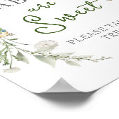 Groen Peter Konijn Wildflower Baby's zijn zoet Poster (Hoek)