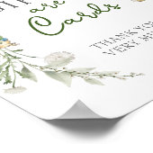 Groen Peter Konijn Wildflower geschenken en Kaarte Poster (Hoek)