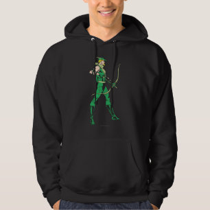 Groen pijlprofiel hoodie