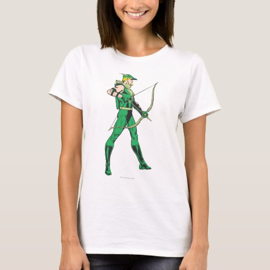 Groen pijlprofiel t-shirt (Voorkant)