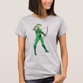 Groen pijlprofiel t-shirt (Voorkant)