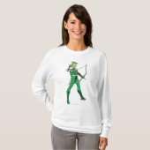 Groen pijlprofiel t-shirt (Voorkant volledig)
