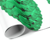 Groen Pinecones Inpakpapier (Rol Hoek)
