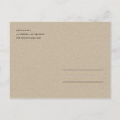 GROEN PINK ROSE GOLD FOLIAGE WREATS BEWAREN DE DAT AANKONDIGINGSKAART (Achterkant)