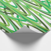 Groen piraatpapier, glanzend omslagpapier cadeaupapier (Hoek)