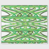 Groen piraatpapier, glanzend omslagpapier cadeaupapier (Vlak)