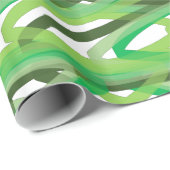 Groen piraatpapier, glanzend omslagpapier cadeaupapier (Rol Hoek)