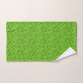 Groen Pixelpatroon Retro 8-Bit Gaming Bad Handdoek (Handdoek)