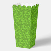 Groen Pixelpatroon Retro 8-Bit Gaming Bedankdoosjes (Achterkant)