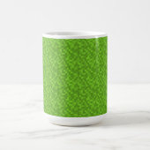 Groen Pixelpatroon Retro 8-Bit Gaming Koffiemok (Center)