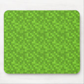 Groen Pixelpatroon Retro 8-Bit Gaming Muismat (Voorkant)