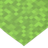 Groen Pixelpatroon Retro 8-Bit Gaming Tafelkleed (Gekanteld)
