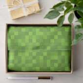 Groen Pixelpatroon Retro 8-Bit Gaming Tissuepapier (Geschenk)