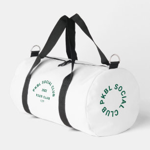 Groen PKBL Social Club Crest Monogram Pickleball Plunjezak