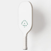 Groen PKBL Social Club Monogram Crest Pickleball Paddle (Links)