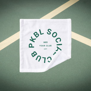 Groen PKBL Social Club Pickleball Gezicht Washandje