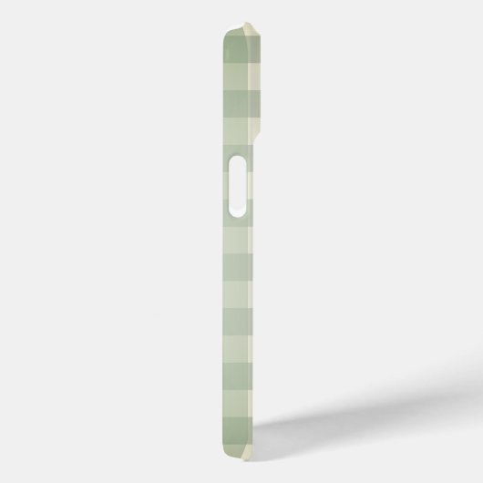 Groen Plaid, Monogram Case-Mate iPhone Case (Achterkant / Rechts)
