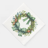 GROEN PLAID PATTERN HERFST HERFST THEMA ITEMS SERVET (Hoek)