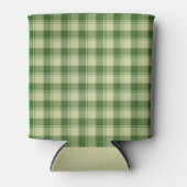 Groen Plaid Saint Patrick's dag Blikjeskoeler (Voorkant)
