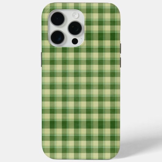Groen Plaid Saint Patrick's dag Case-Mate iPhone Case (Achterkant)