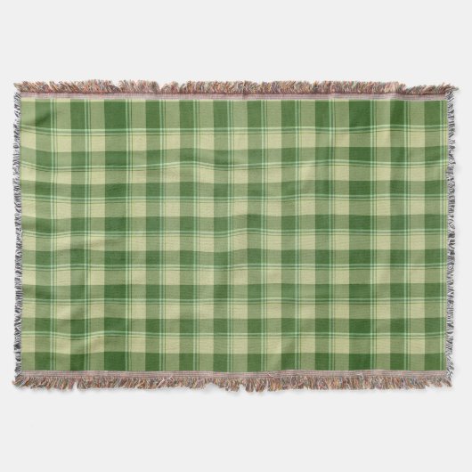 Groen Plaid Saint Patrick's dag Deken (Voorkant)