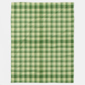 Groen Plaid Saint Patrick's dag Fleece Deken (Voorkant)