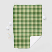 Groen Plaid Saint Patrick's dag Golfhanddoek (Insitu)