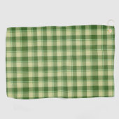 Groen Plaid Saint Patrick's dag Golfhanddoek (Horizontaal)