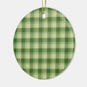 Groen Plaid Saint Patrick's dag Keramisch Ornament (Links)