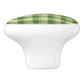 Groen Plaid Saint Patrick's dag Keramische Knop (Zijkant)