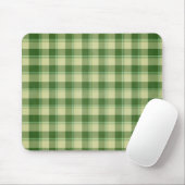 Groen Plaid Saint Patrick's dag Muismat (Met muis)