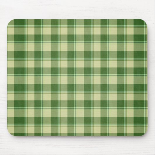 Groen Plaid Saint Patrick's dag Muismat (Voorkant)